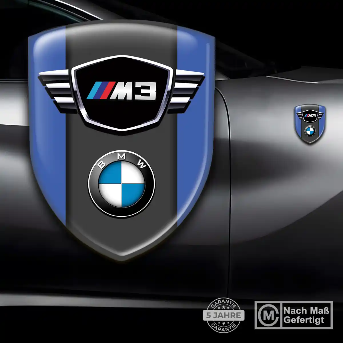 BMW 3D Gel Aufkleber Silikon Premium-Edition