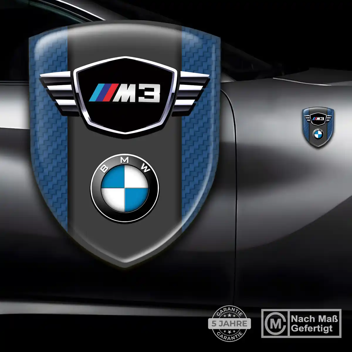 BMW 3D Gel Aufkleber Stilvolles Design