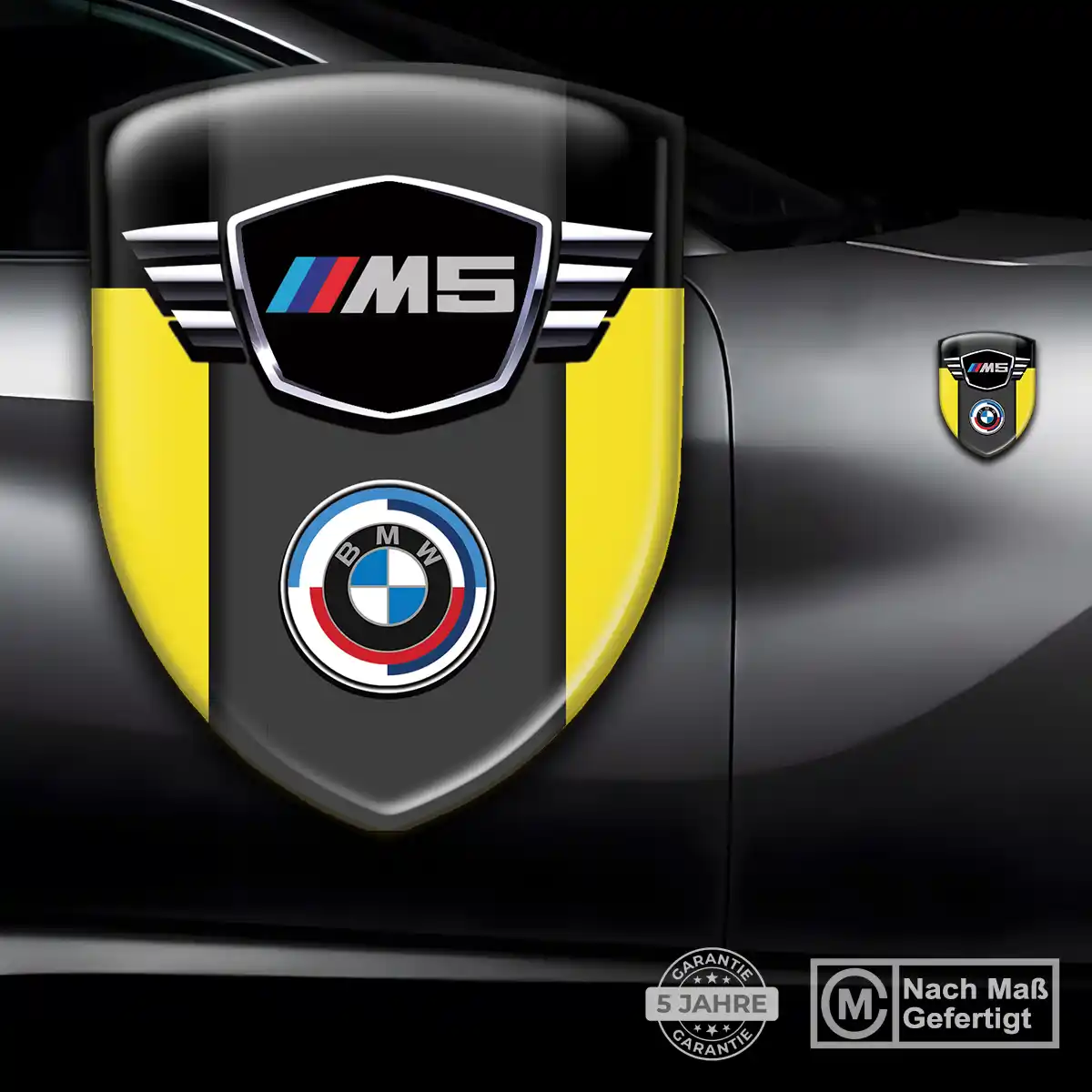 BMW 3D Gel Aufkleber Wappen Auto Hochwertiges Harz