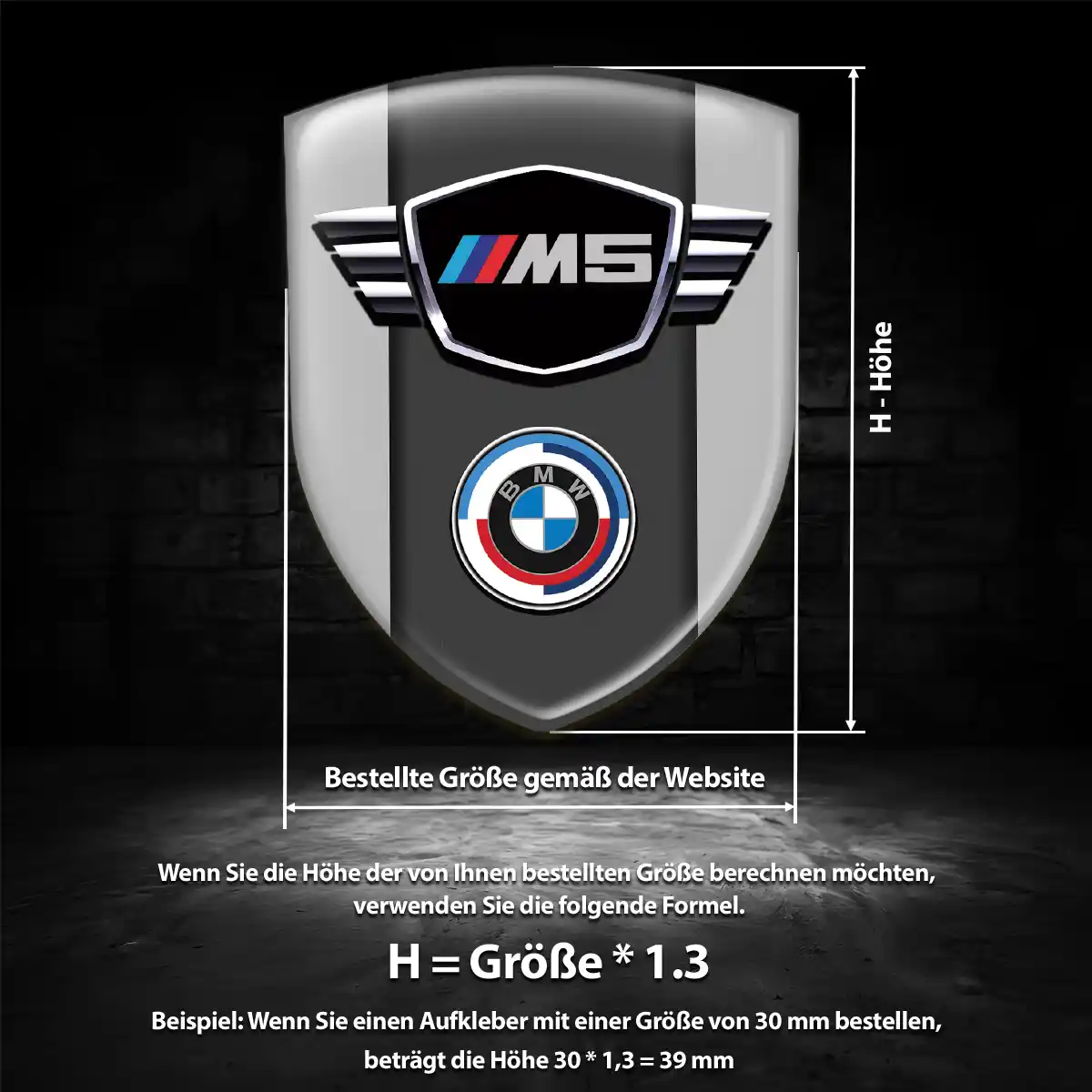 BMW 3D Gel Aufkleber Wappen Auto Premiumqualität