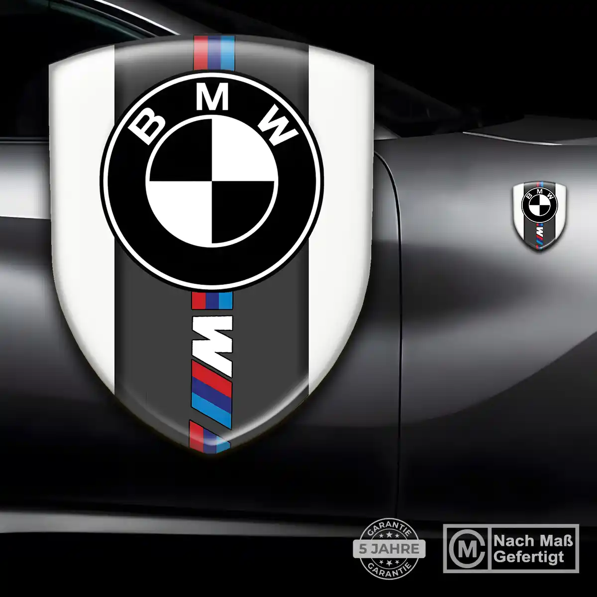 BMW 3D Gel Aufkleber Wappen Premiumqualität