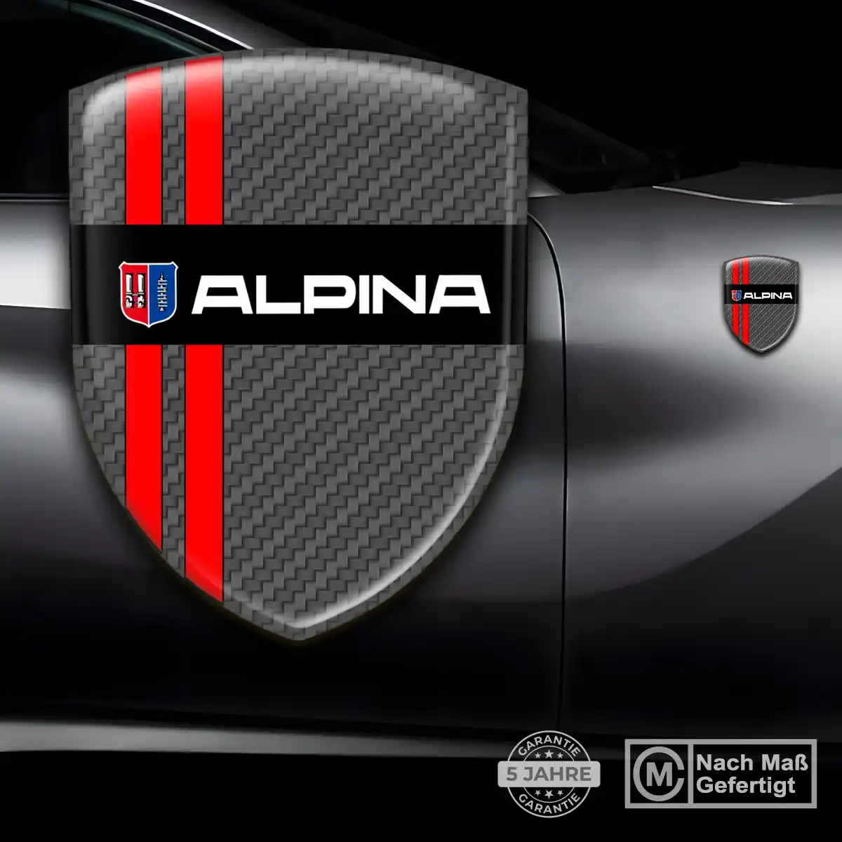 BMW Alpina 3D Gel Aufkleber Auto Hohe Qualität