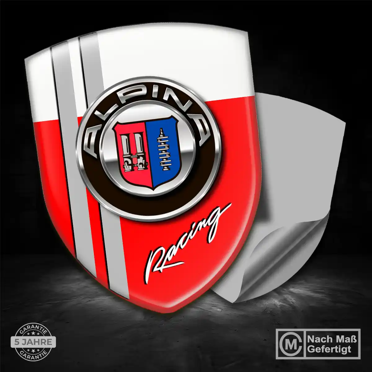 BMW Alpina 3D Gel Aufkleber Emblem Auto Hohe Qualität