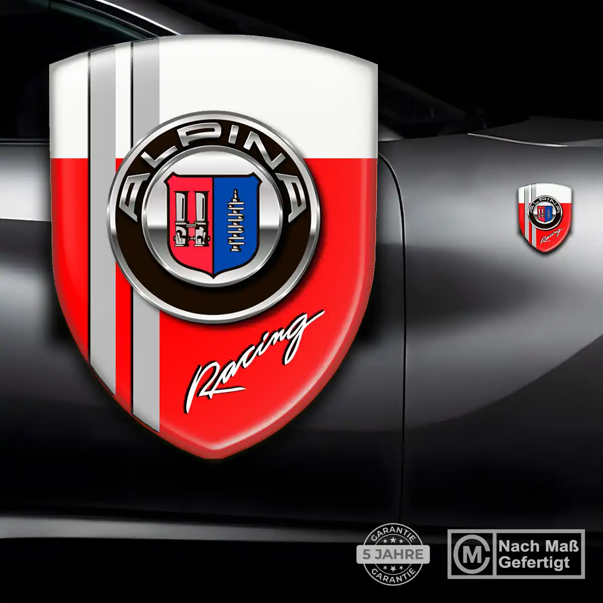 BMW Alpina 3D Gel Aufkleber Emblem Auto Hohe Qualität