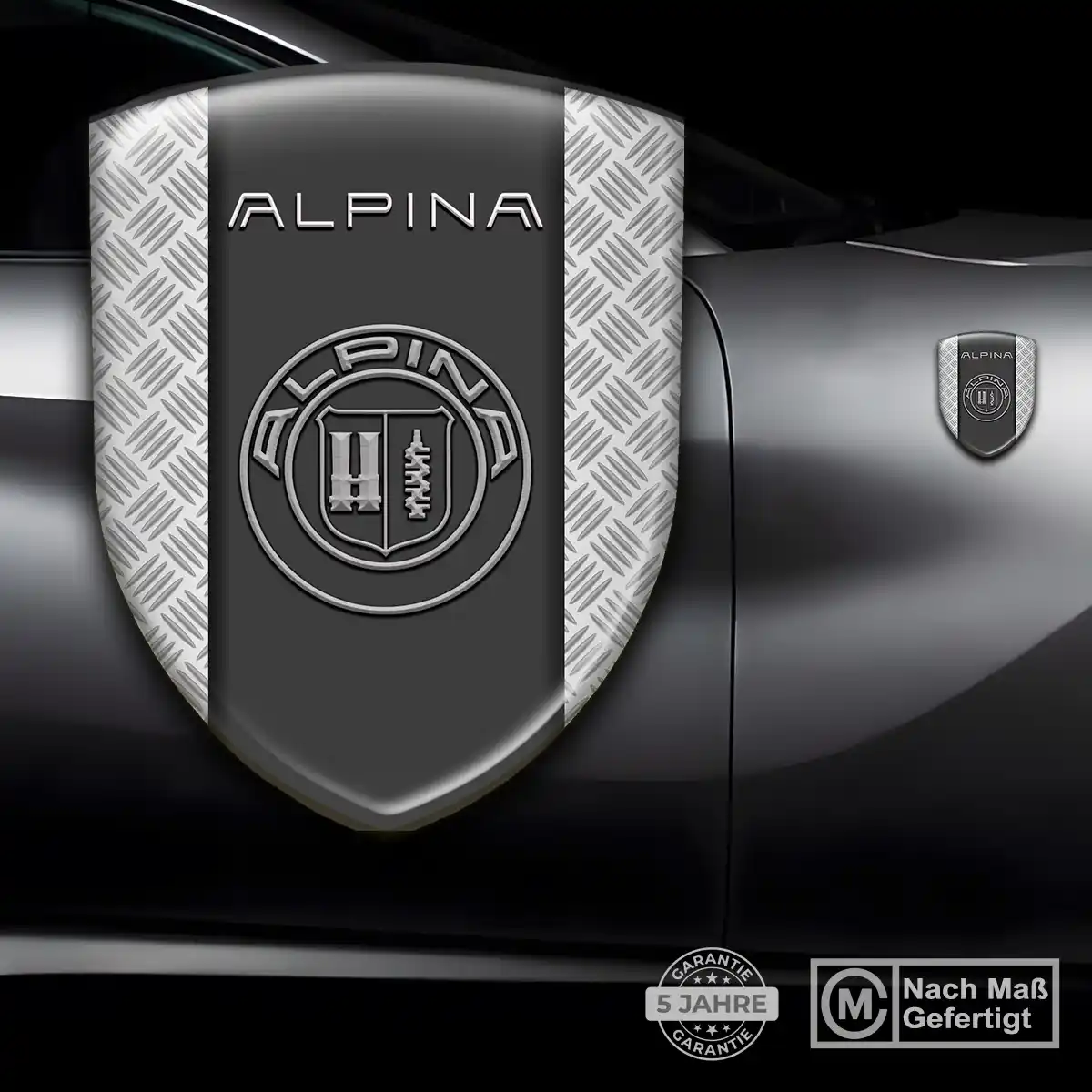 BMW Alpina 3D Gel Aufkleber Emblem Auto Stilvolles Design