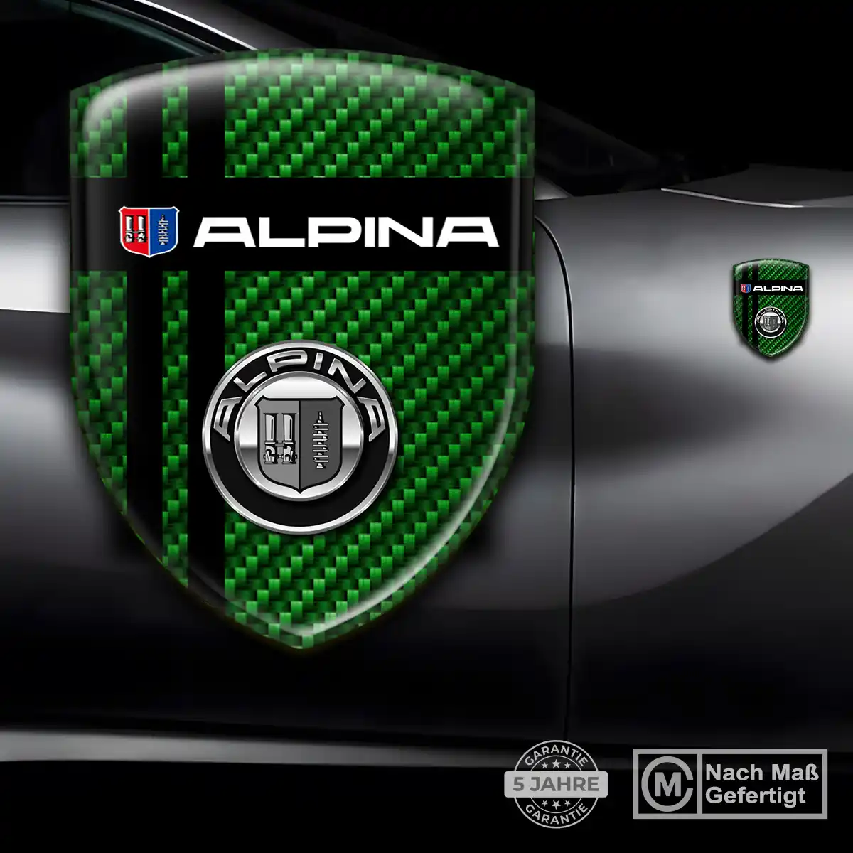 BMW Alpina 3D Gel Aufkleber Emblem Hohe Qualität