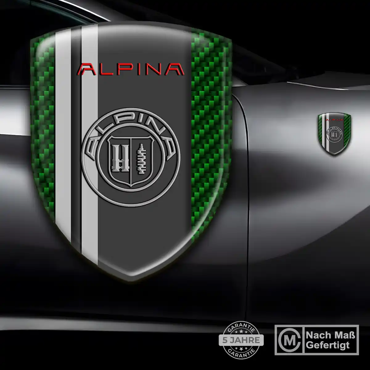 BMW Alpina 3D Gel Aufkleber Embleme Auto Hohe Qualität