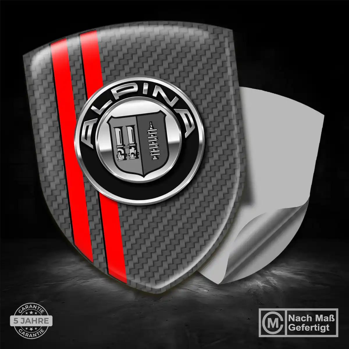BMW Alpina 3D Gel Aufkleber Embleme Auto Stilvolles Design