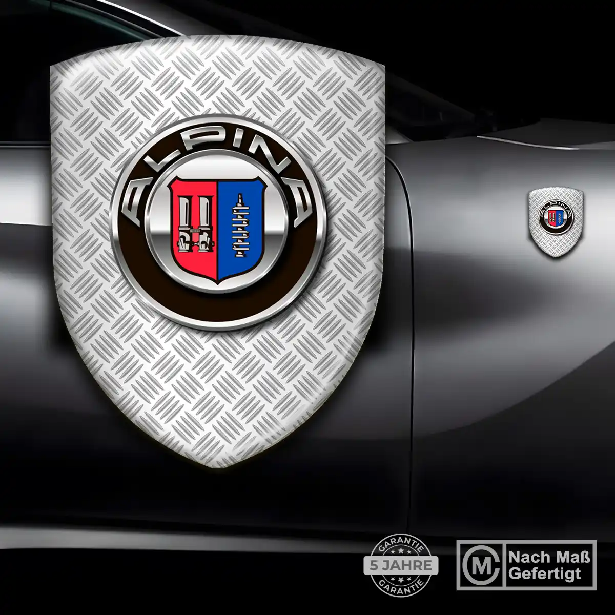 BMW Alpina 3D Gel Aufkleber Embleme Hohe Qualität