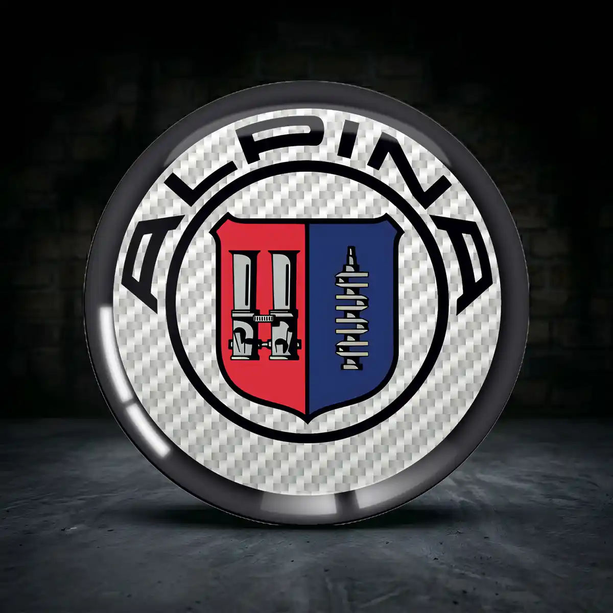 BMW Alpina 3D Gel Aufkleber Embleme Stilvolles Design