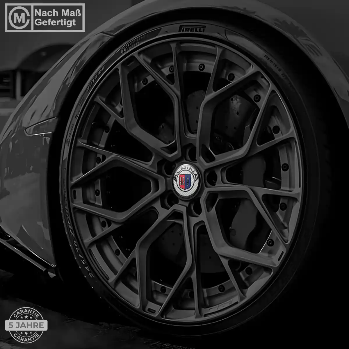 BMW Alpina 3D Gel Aufkleber Embleme Stilvolles Design