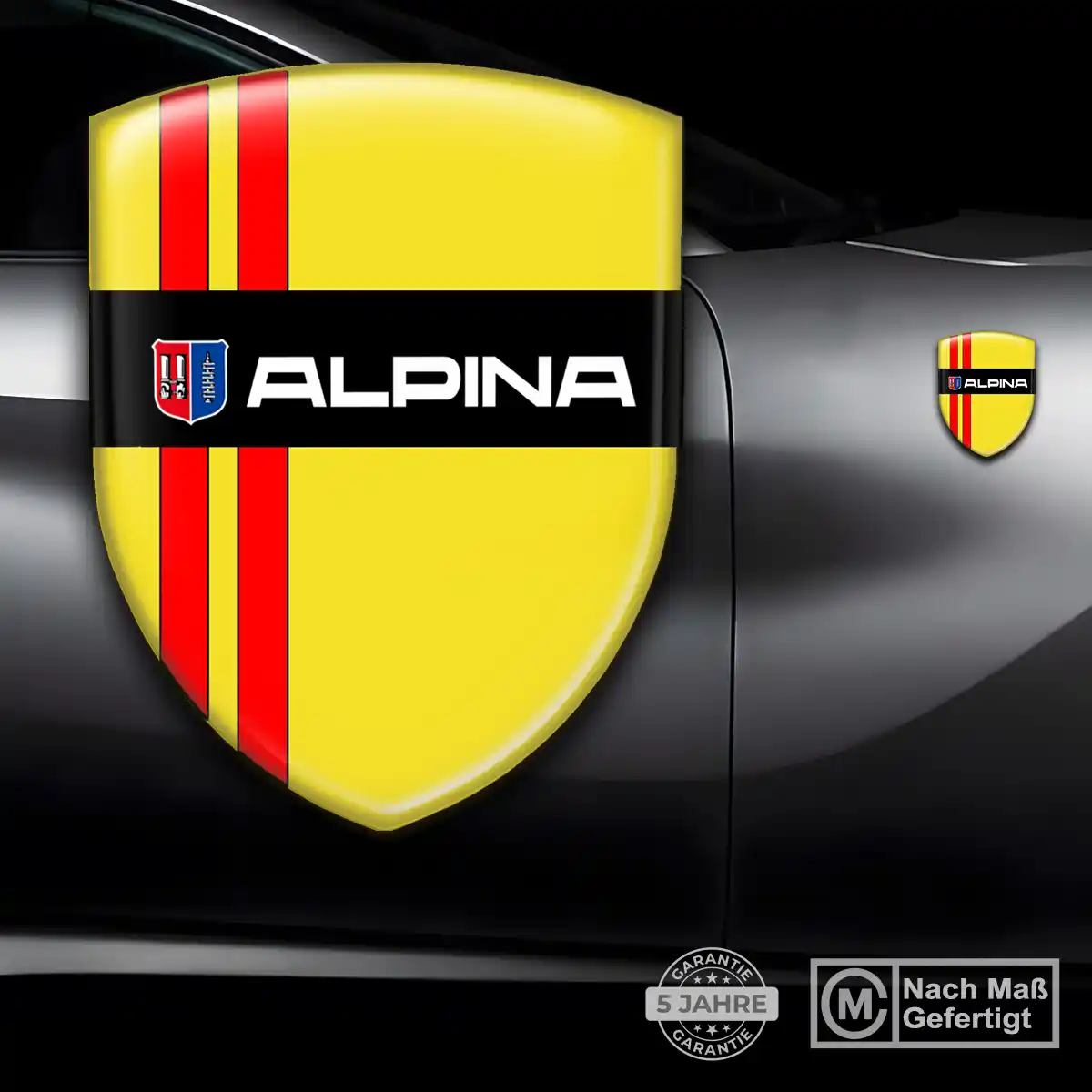 BMW Alpina 3D Gel Aufkleber Silikon Auto Hohe Qualität