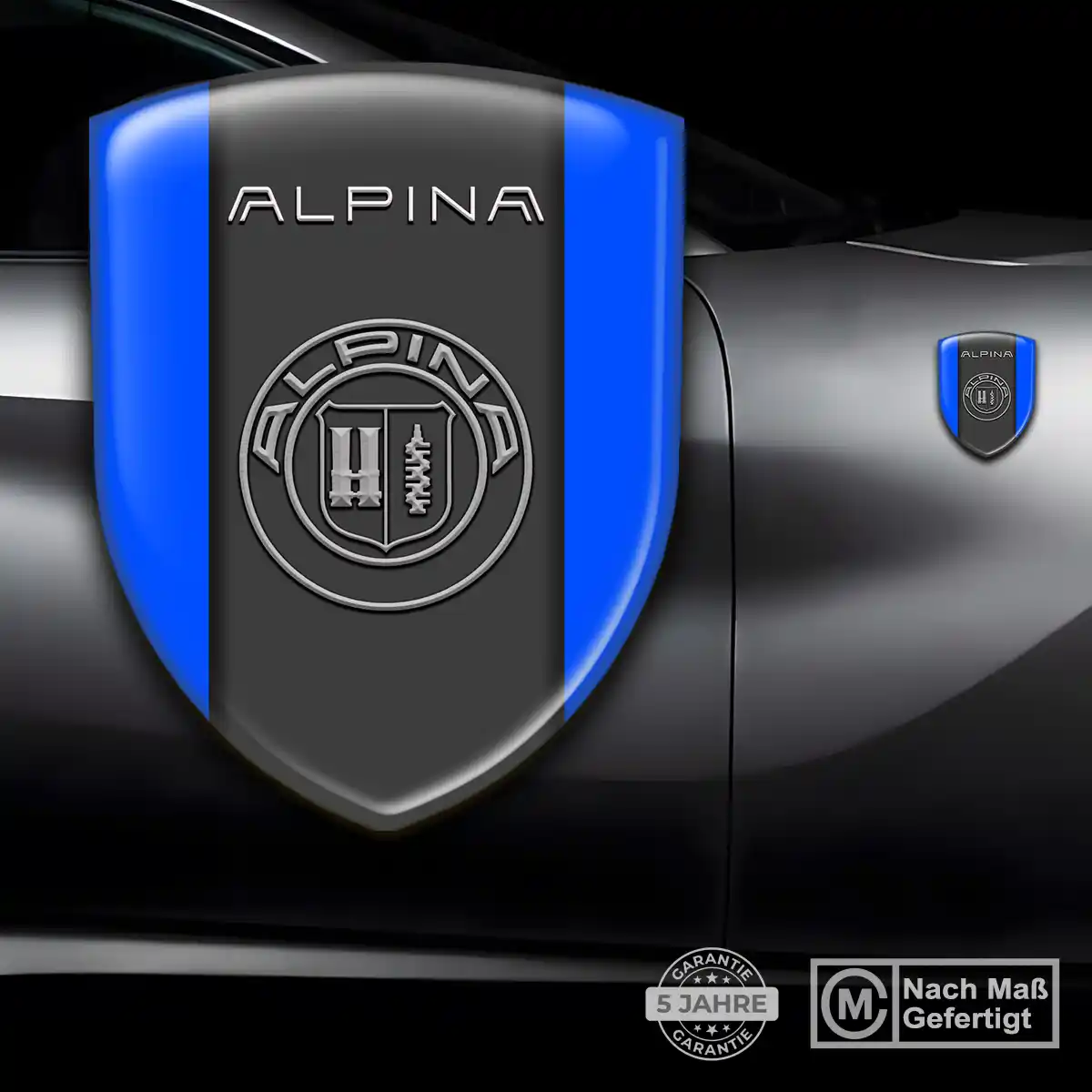 BMW Alpina 3D Gel Aufkleber Stilvolles Design