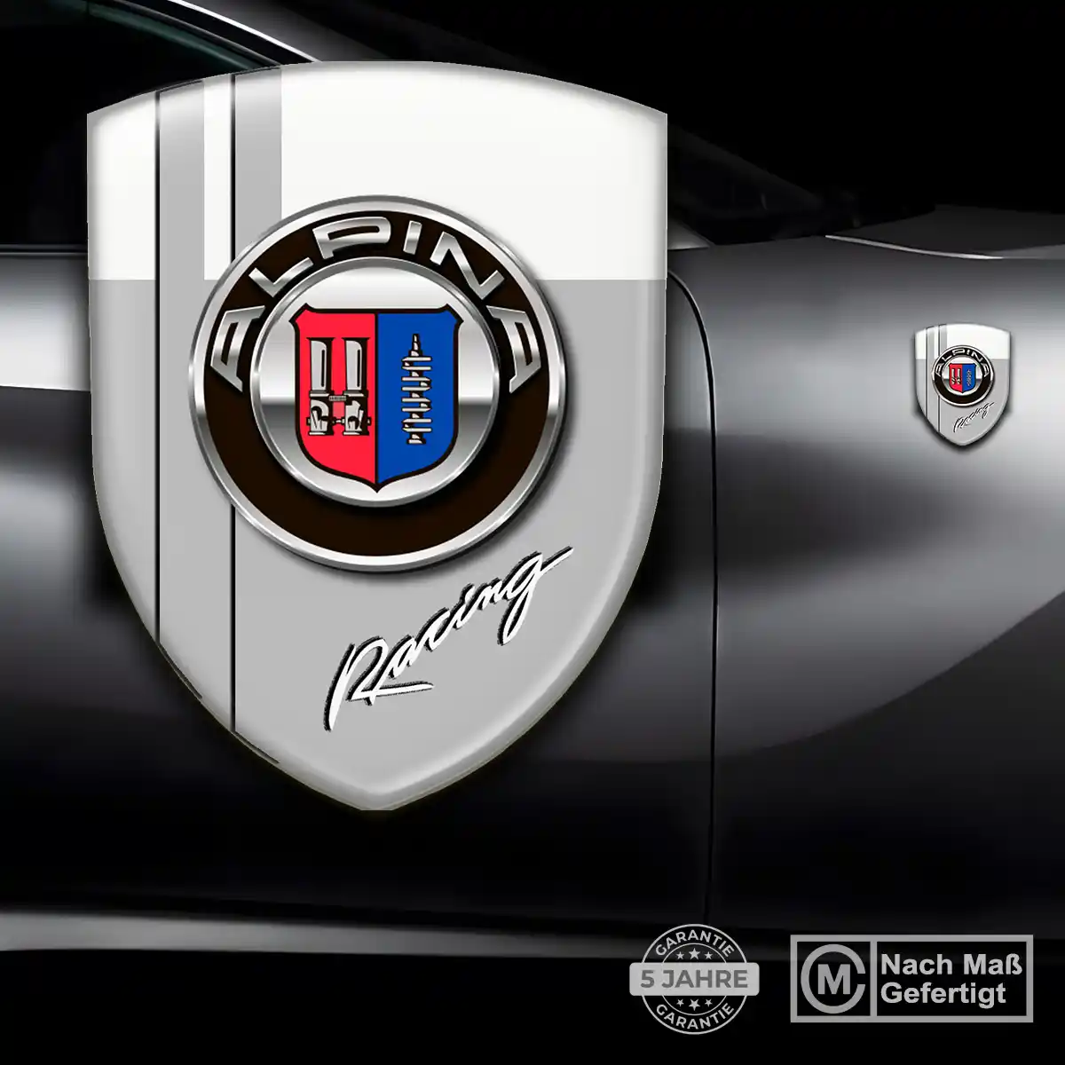 BMW Alpina 3D Gel Aufkleber Wappen Auto Hohe Qualität