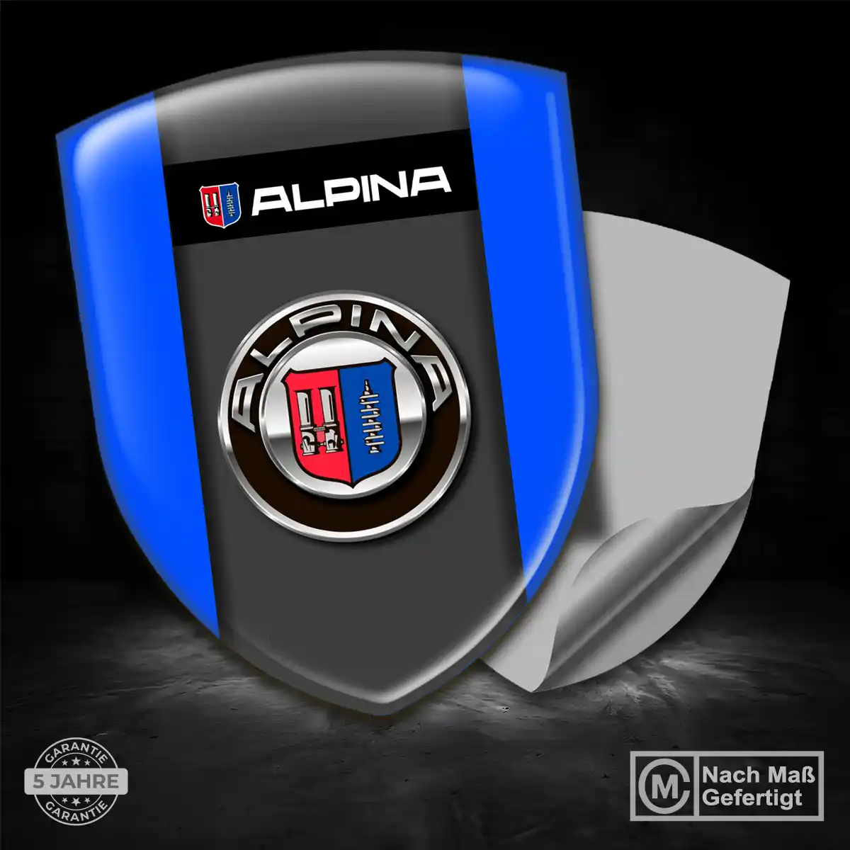 BMW Alpina Aufkleber 3D Gel Emblem Auto Hohe Qualität