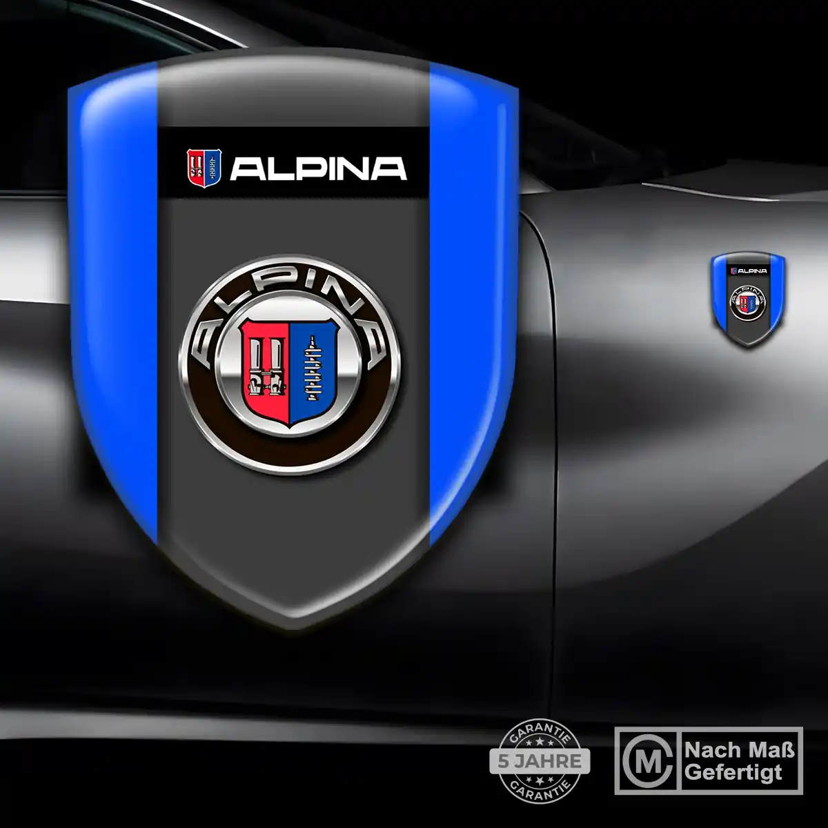 BMW Alpina Aufkleber 3D Gel Emblem Auto Hohe Qualität