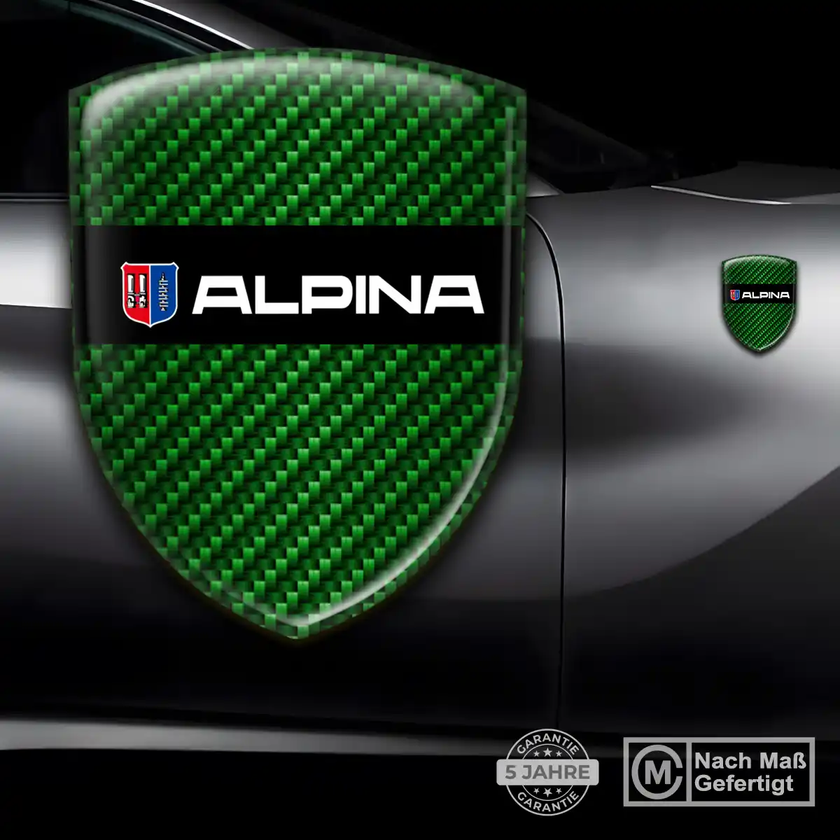 BMW Alpina Aufkleber 3D Gel Emblem Auto Stilvolles Design