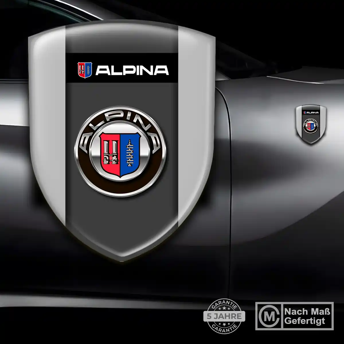 BMW Alpina Aufkleber 3D Gel Emblem Hohe Qualität