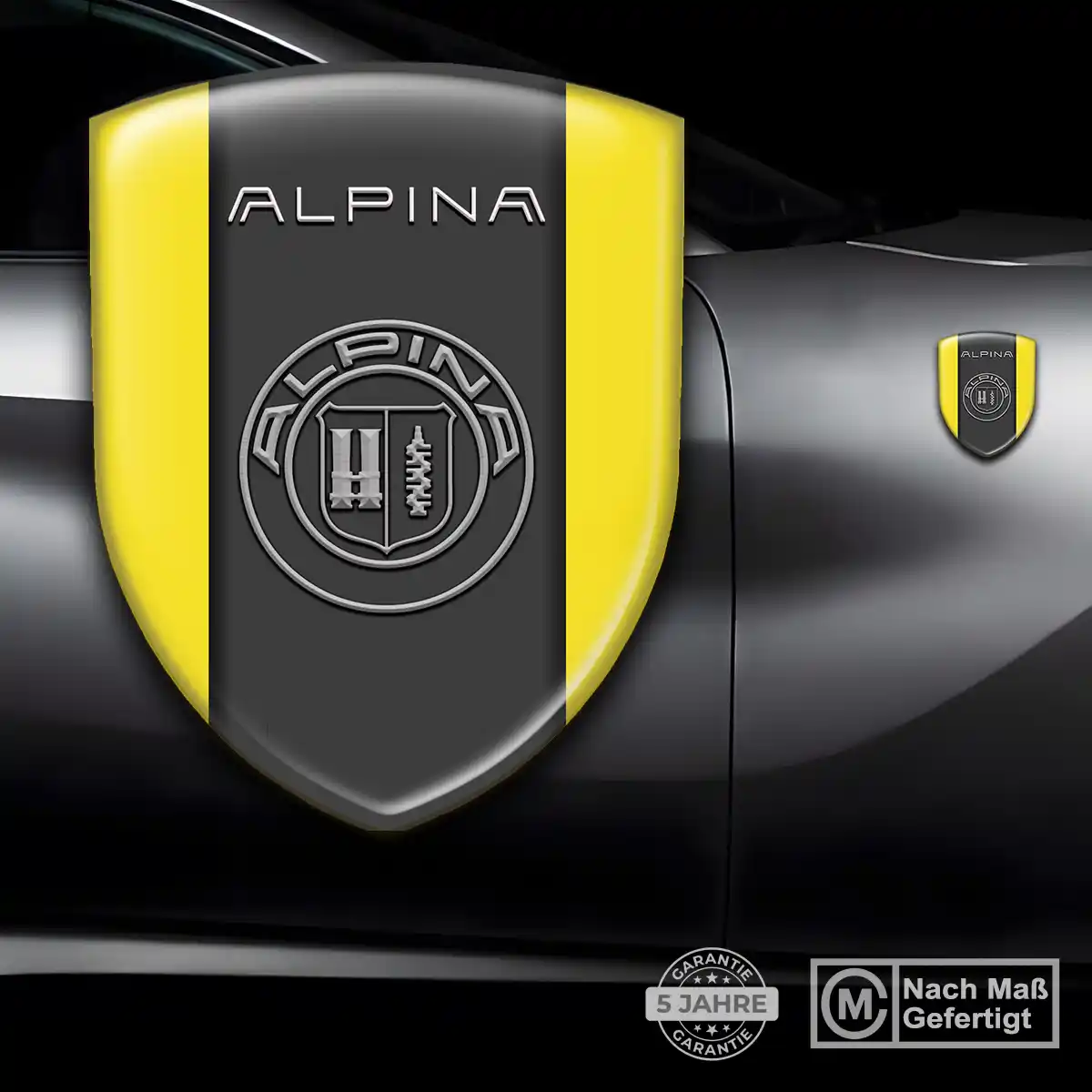 BMW Alpina Aufkleber 3D Gel Embleme Hohe Qualität