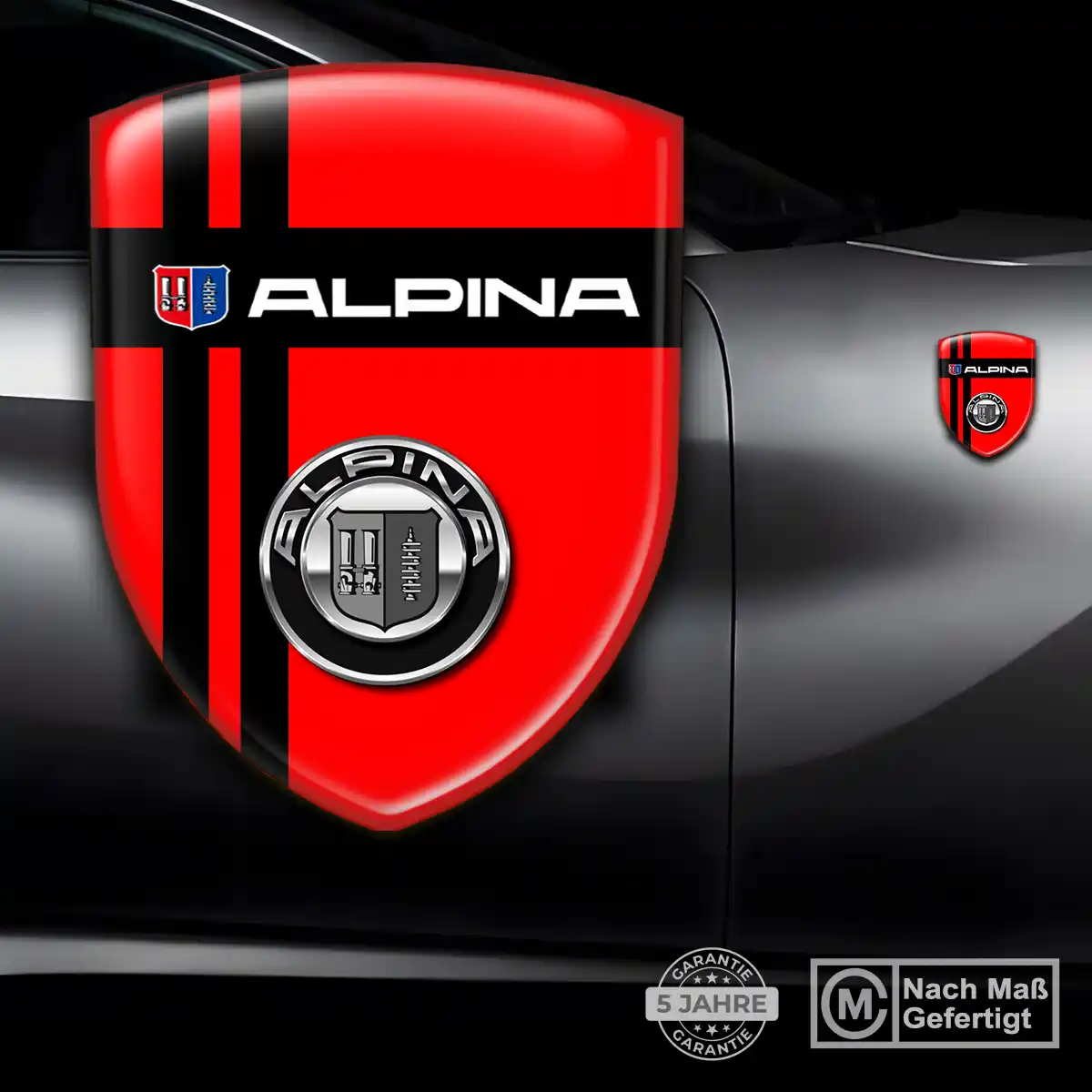 BMW Alpina Aufkleber Auto Stilvolles Design