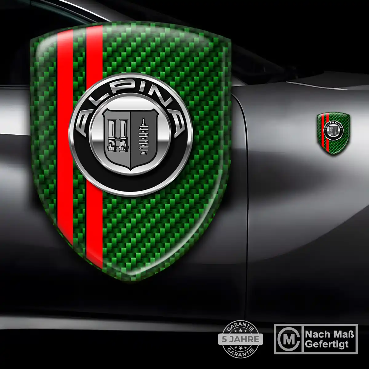 BMW Alpina Aufkleber Emblem Auto Stilvolles Design