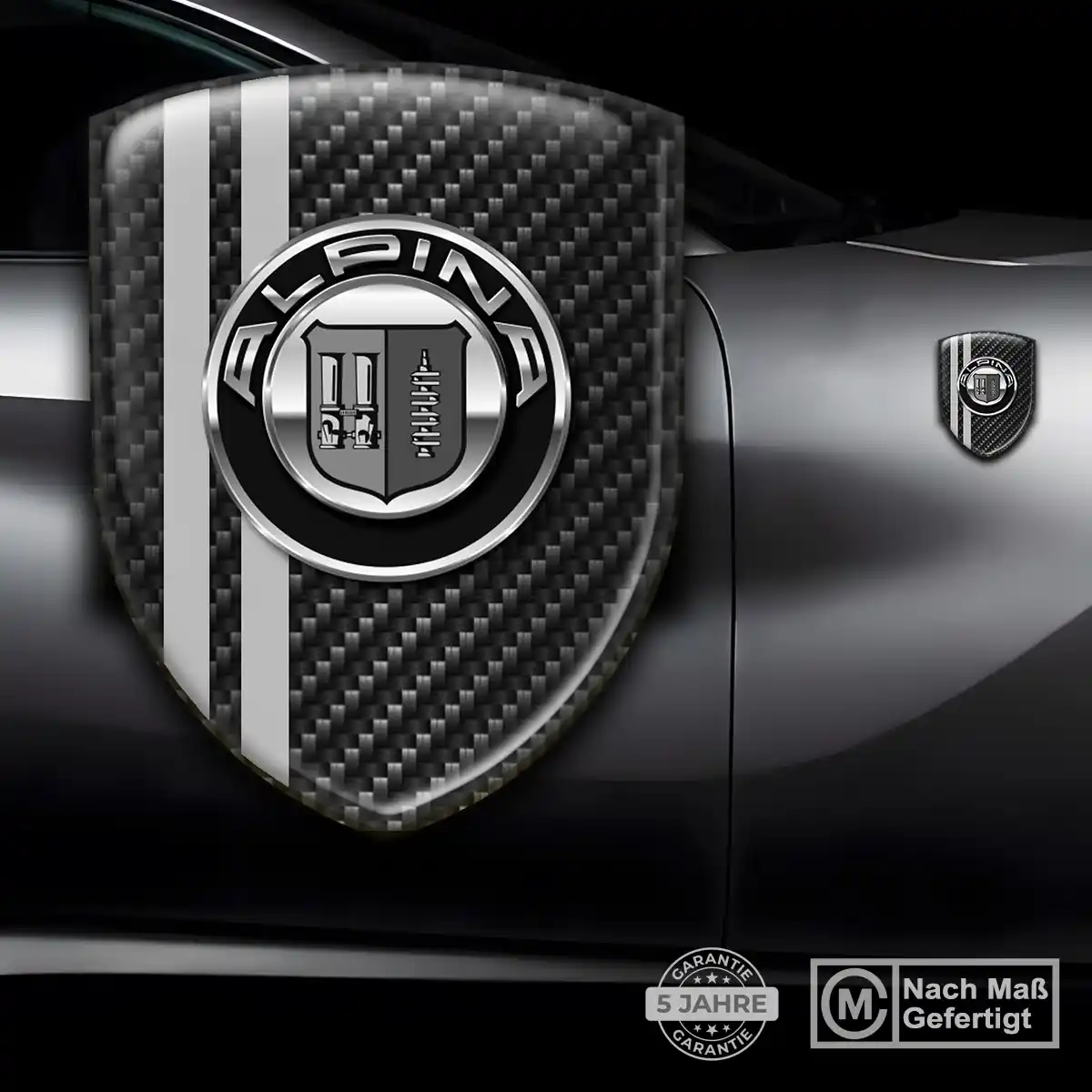 BMW Alpina Aufkleber Emblem Hohe Qualität