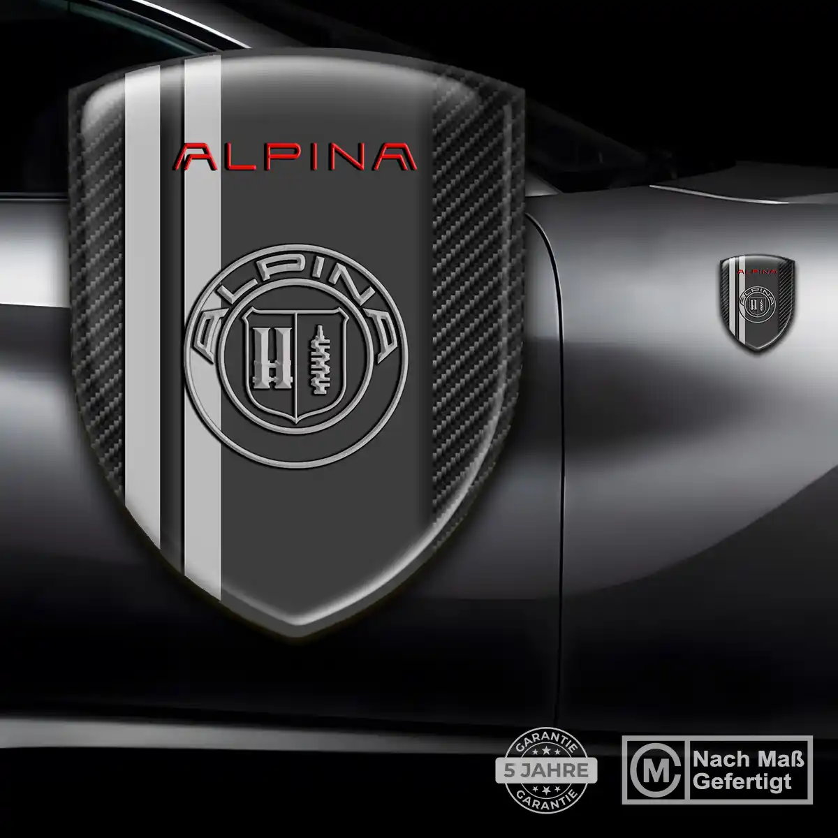 BMW Alpina Aufkleber Emblem Premium-Edition