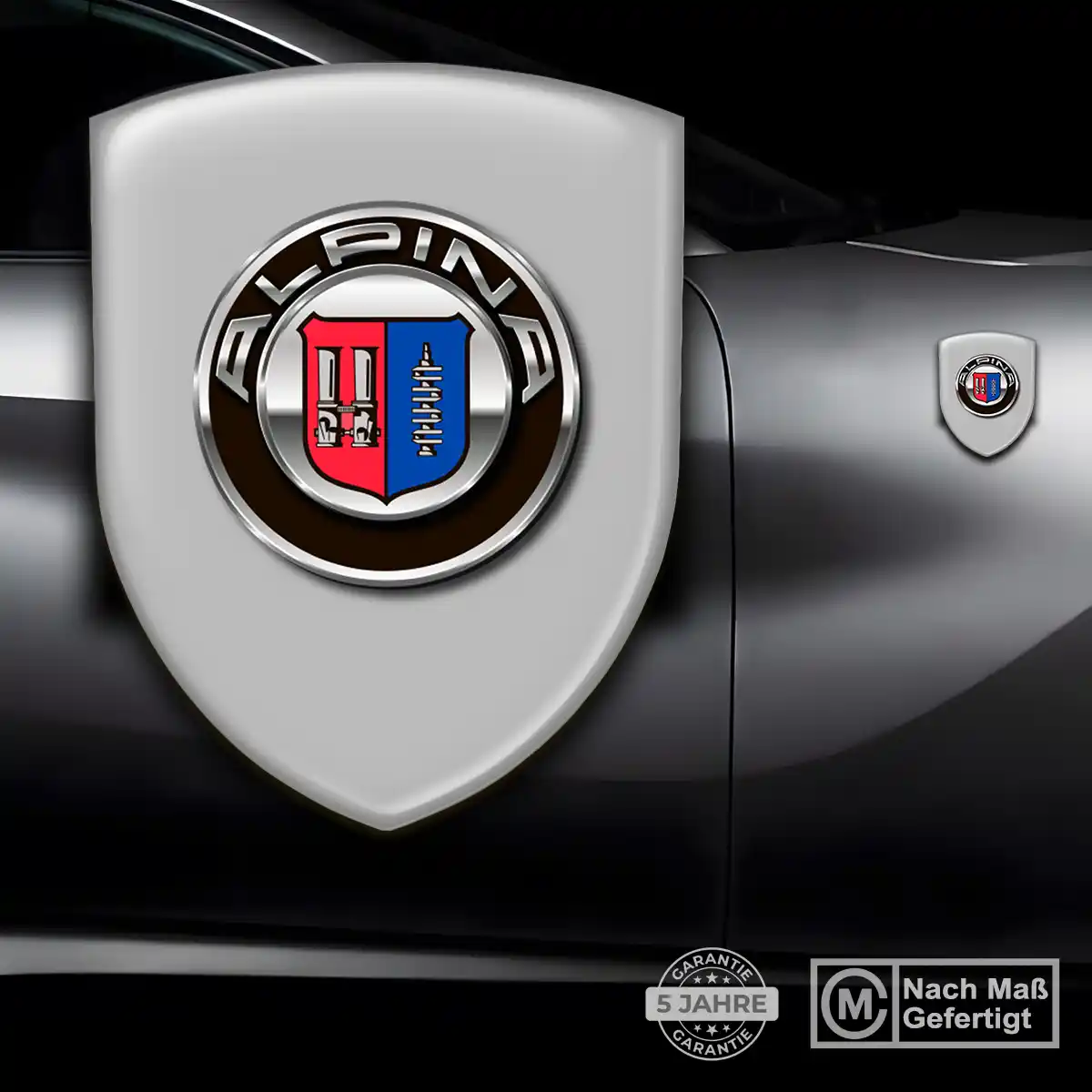 BMW Alpina Aufkleber Emblem Stilvolles Design