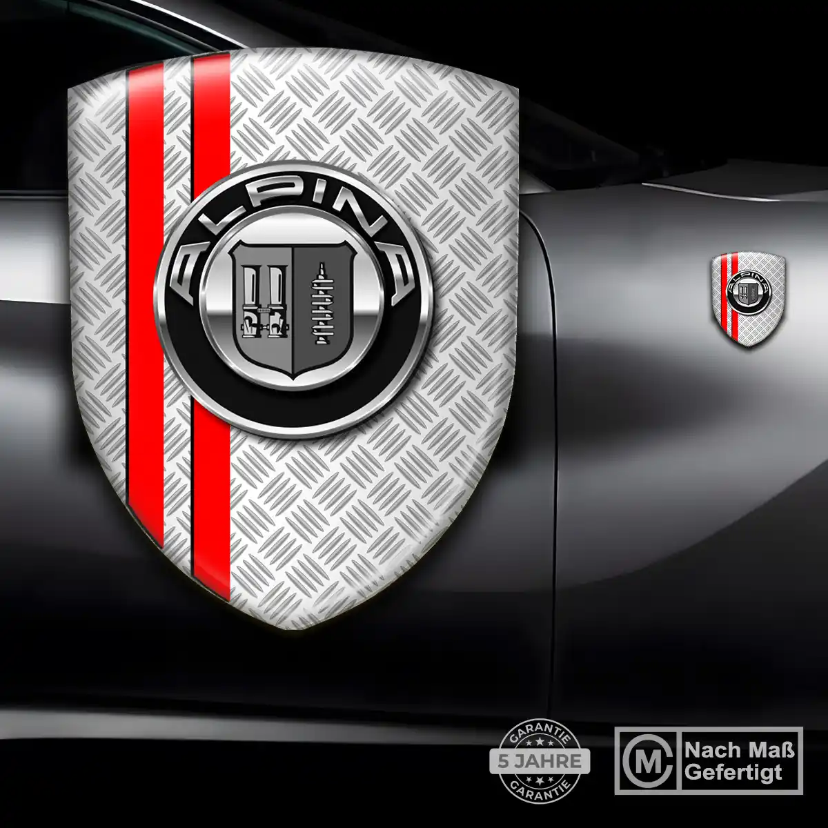 BMW Alpina Aufkleber Emblem Wappen Auto Hohe Qualität