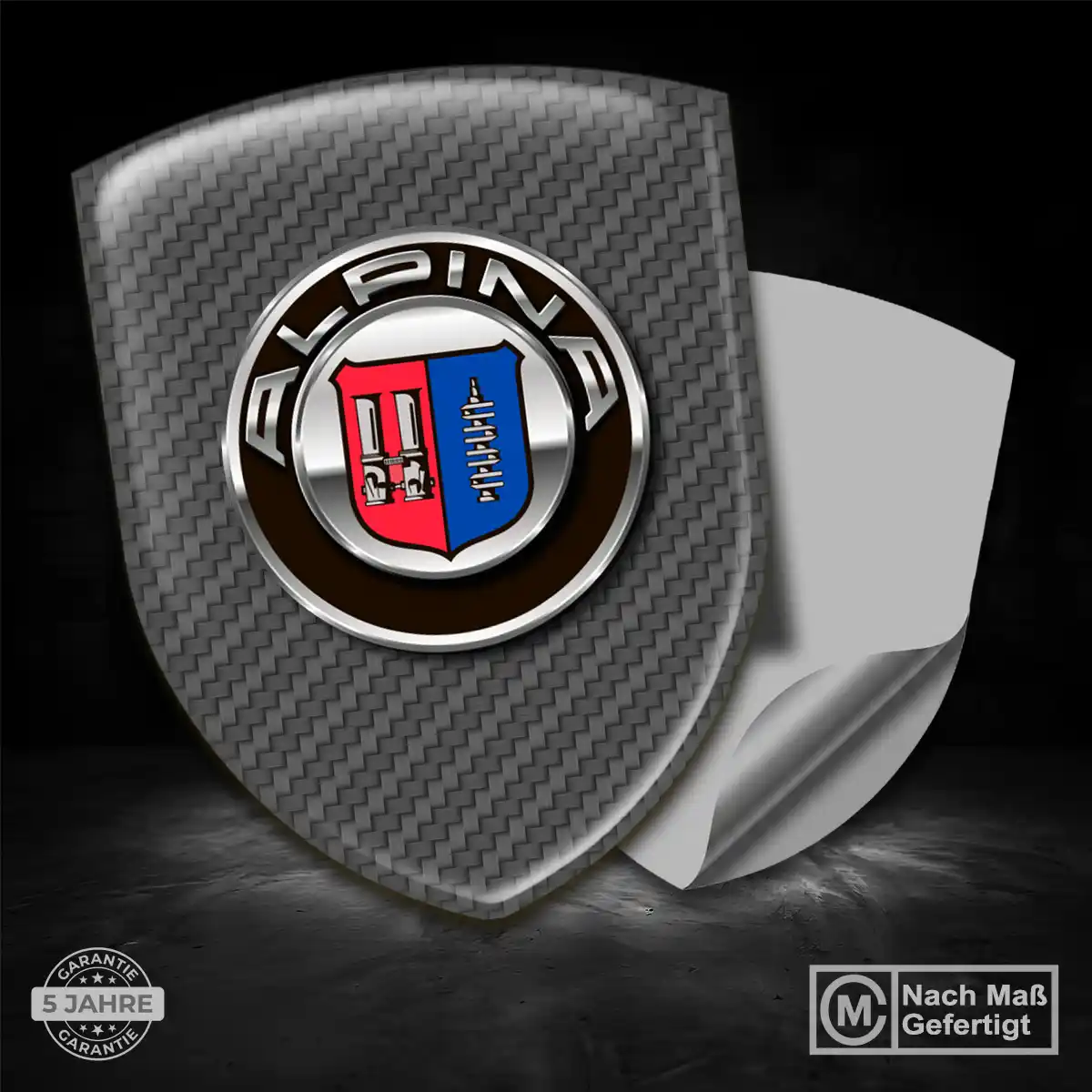 BMW Alpina Aufkleber Emblem Wappen Hohe Qualität