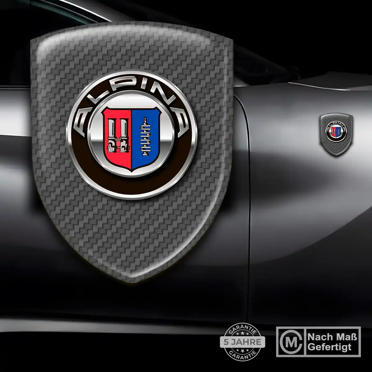 BMW Alpina Aufkleber Emblem Wappen Hohe Qualität