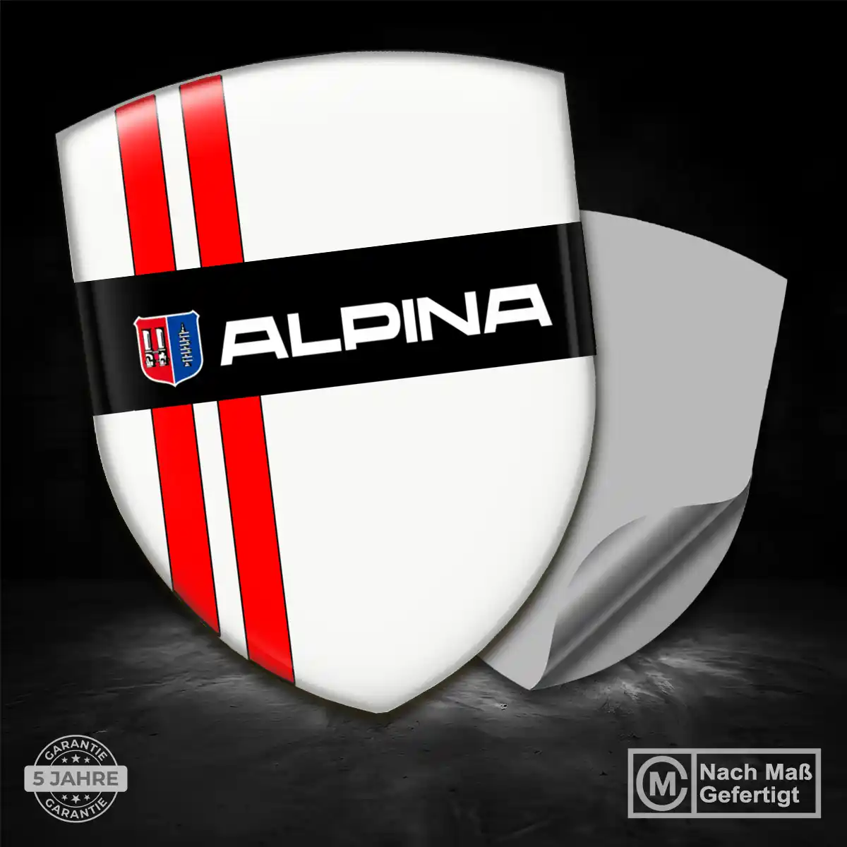 BMW Alpina Aufkleber Emblem Wappen Premium-Edition