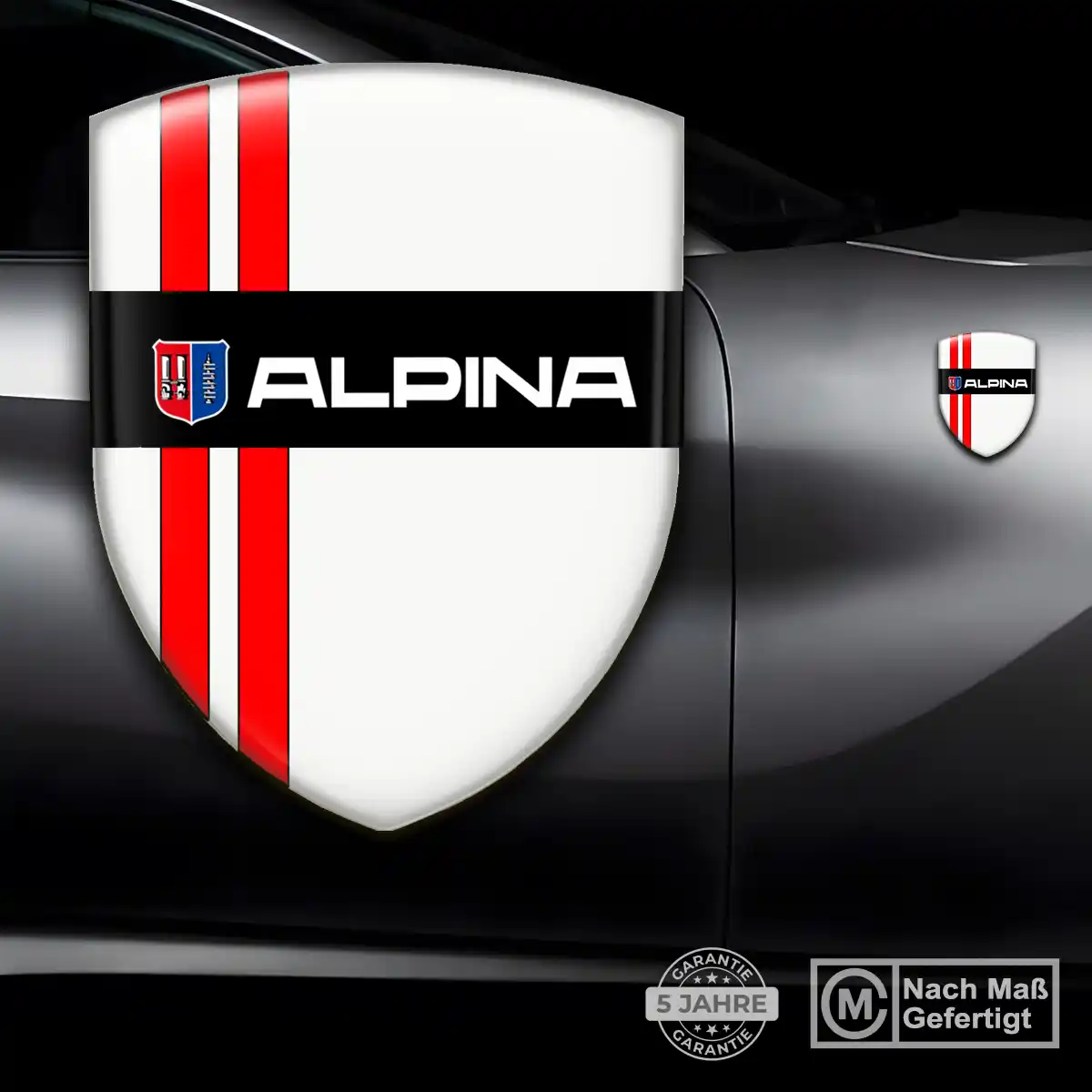 BMW Alpina Aufkleber Emblem Wappen Premium-Edition