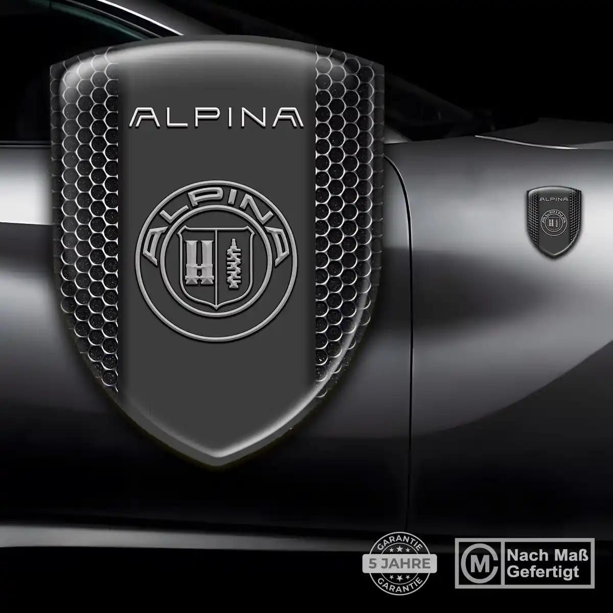 BMW Alpina Aufkleber Emblem Wappen Stilvolles Design