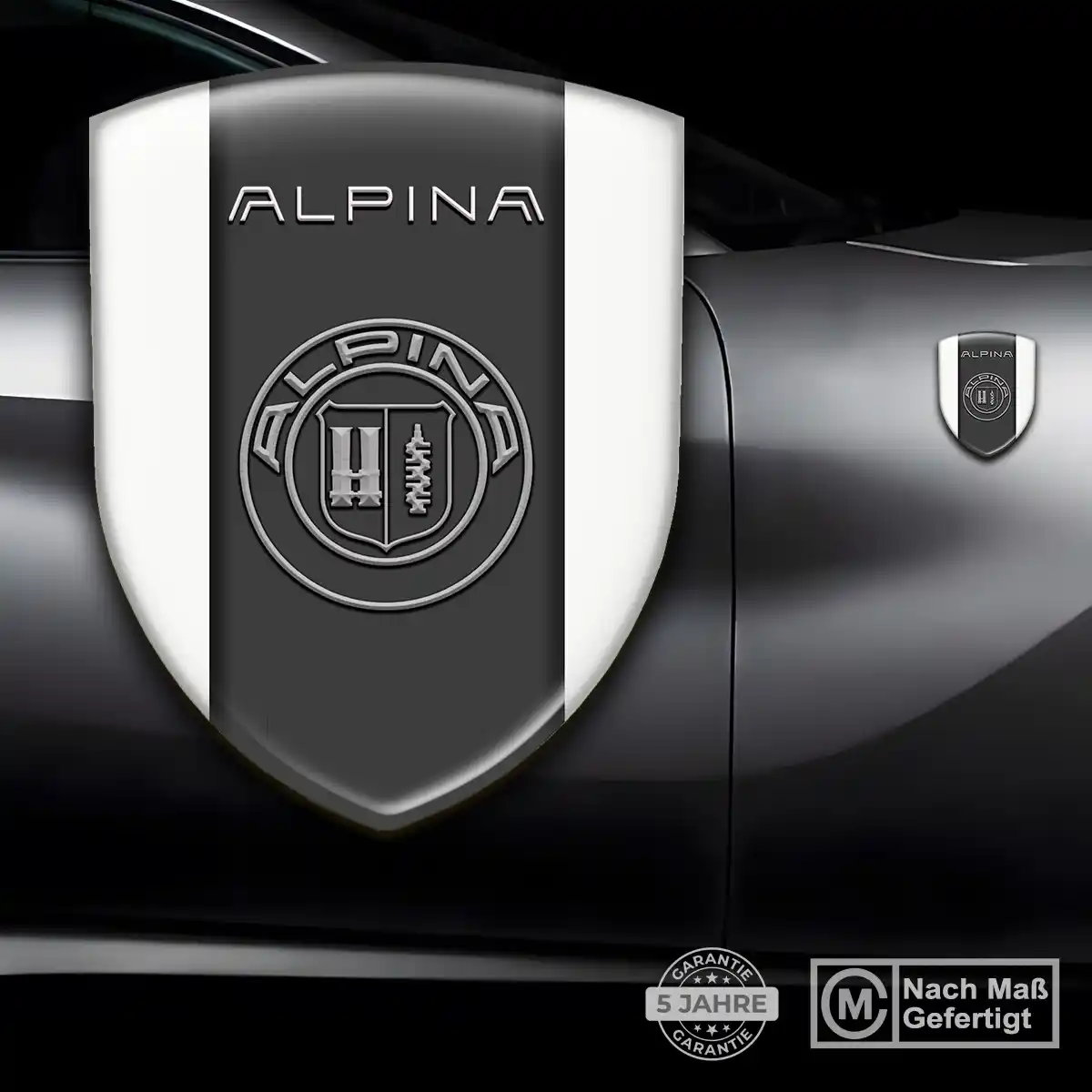 BMW Alpina Aufkleber Embleme Silikon Hohe Qualität