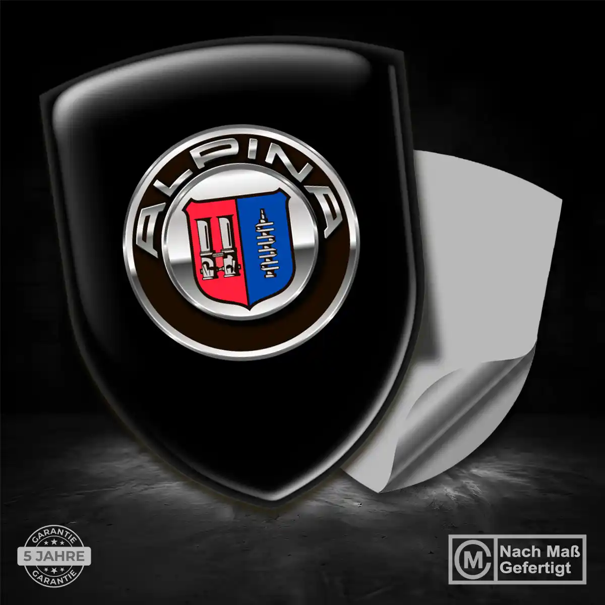 BMW Alpina Aufkleber Embleme Silikon Stilvolles Design