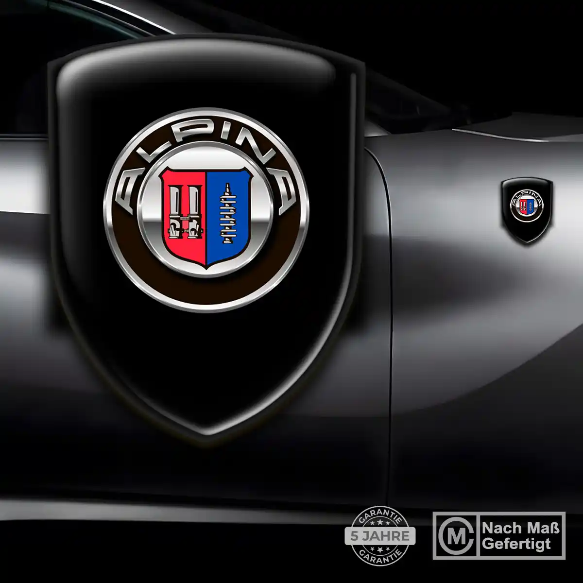 BMW Alpina Aufkleber Embleme Silikon Stilvolles Design