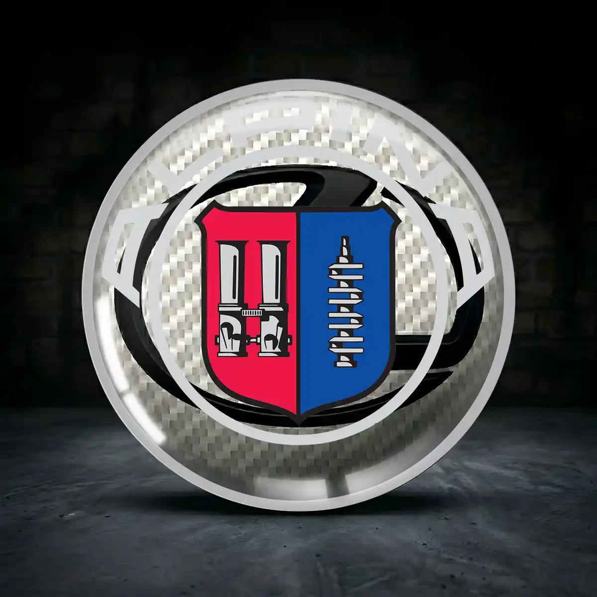 BMW Alpina Aufkleber Nabendeckel Stilvolles Design