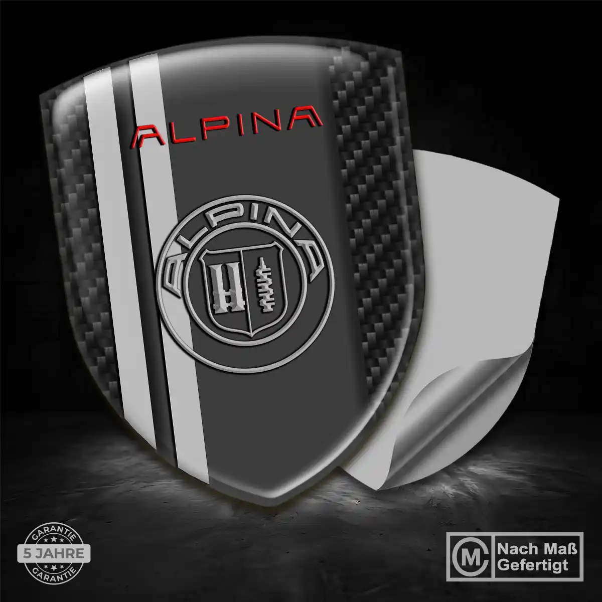 BMW Alpina Aufkleber Wappen Auto Hohe Qualität