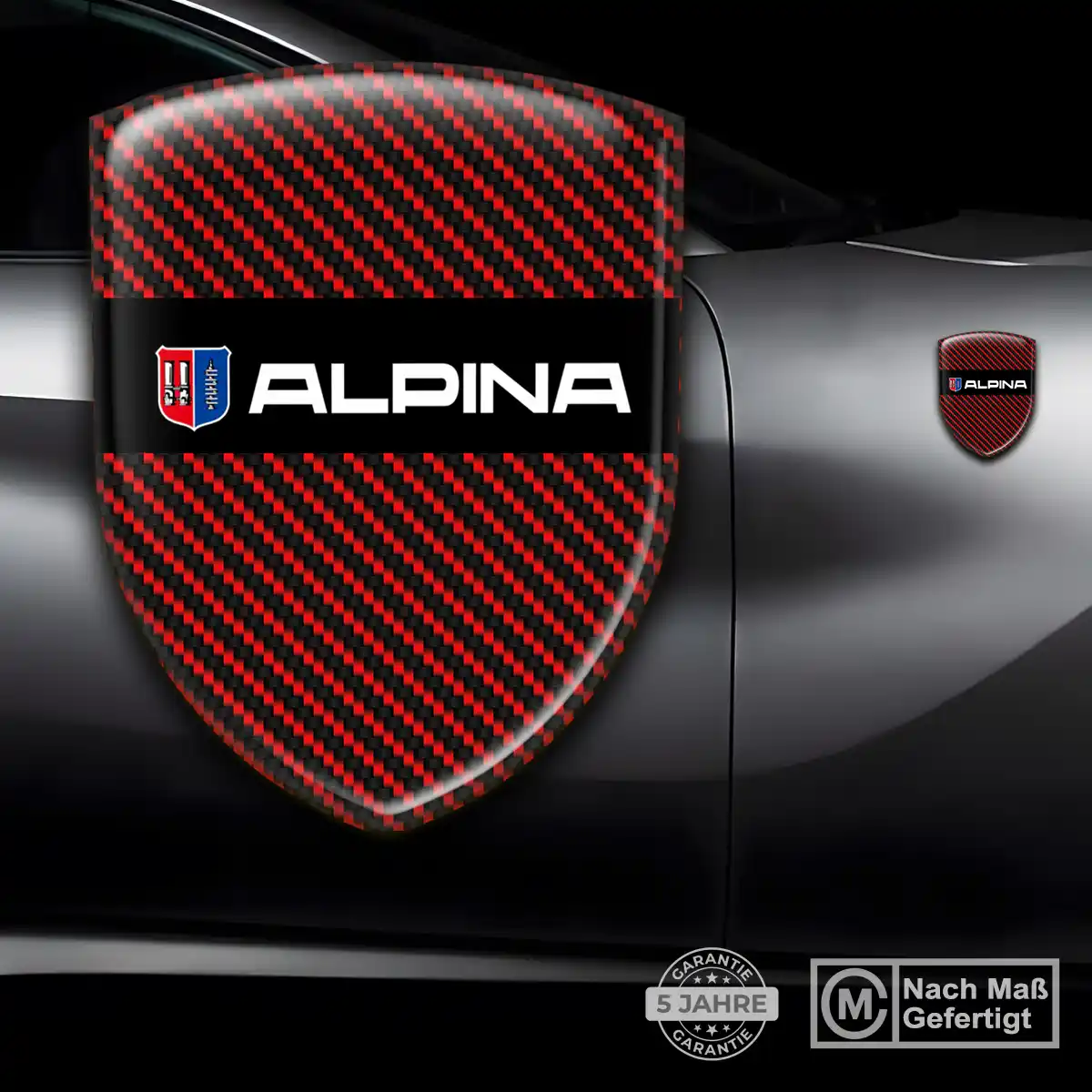 BMW Alpina Aufkleber Wappen Emblem Auto Hohe Qualität
