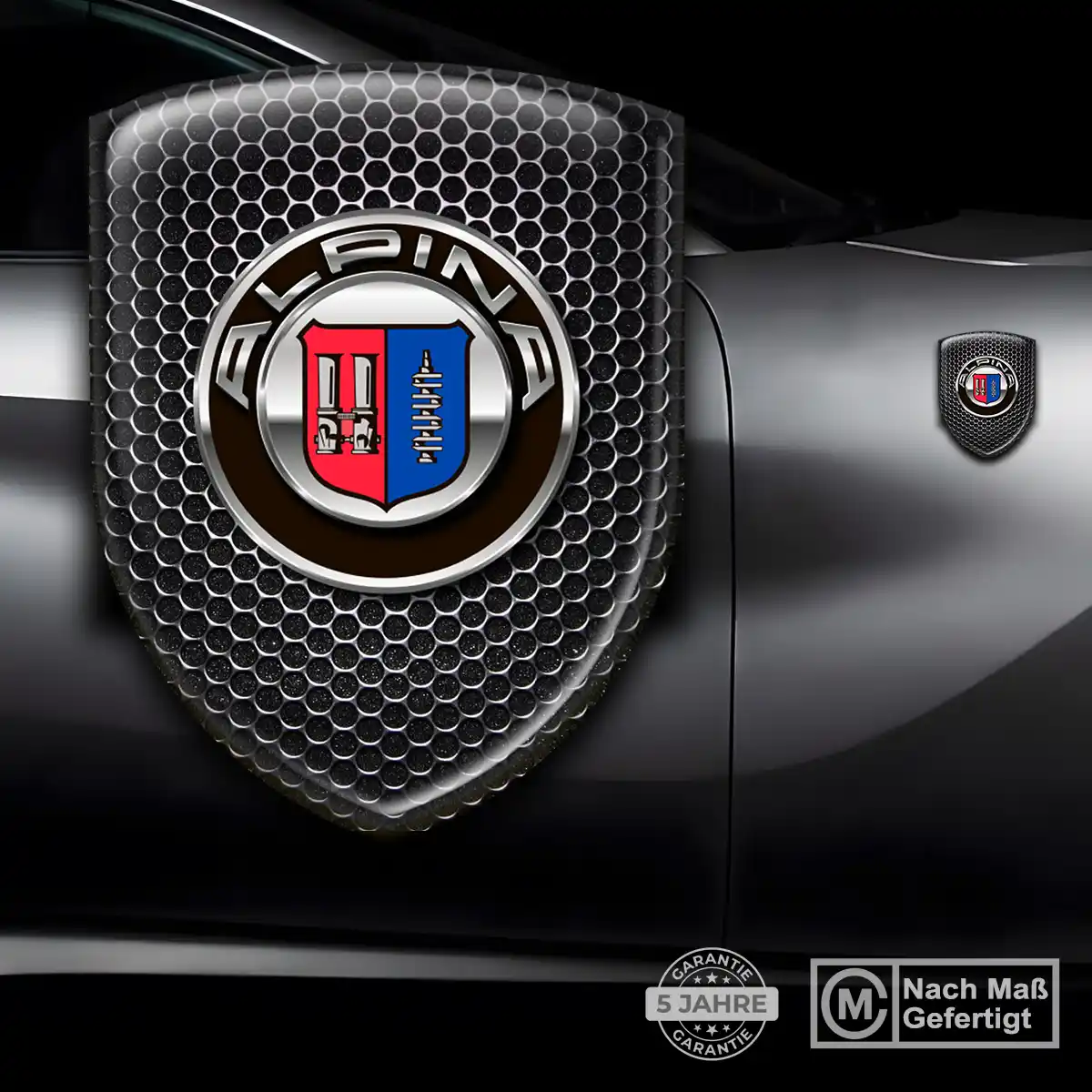 BMW Alpina Aufkleber Wappen Emblem Hohe Qualität