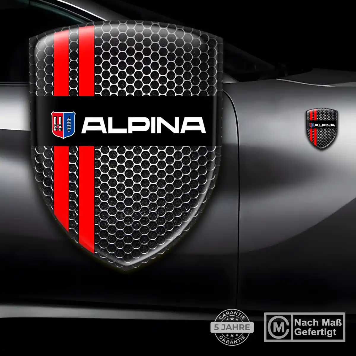 BMW Alpina Aufkleber Wappen Premium-Edition