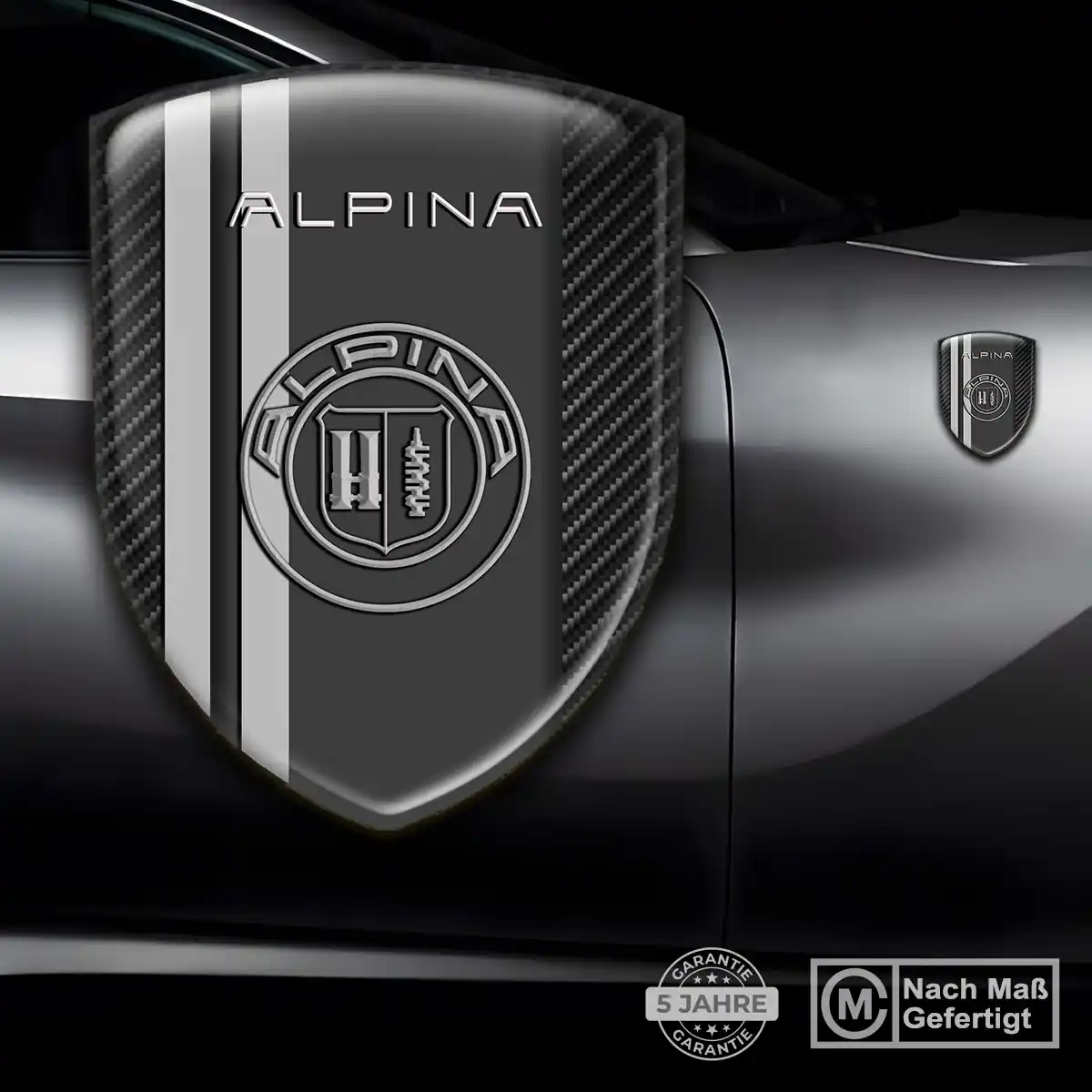 BMW Alpina Aufkleber Wappen Stilvolles Design