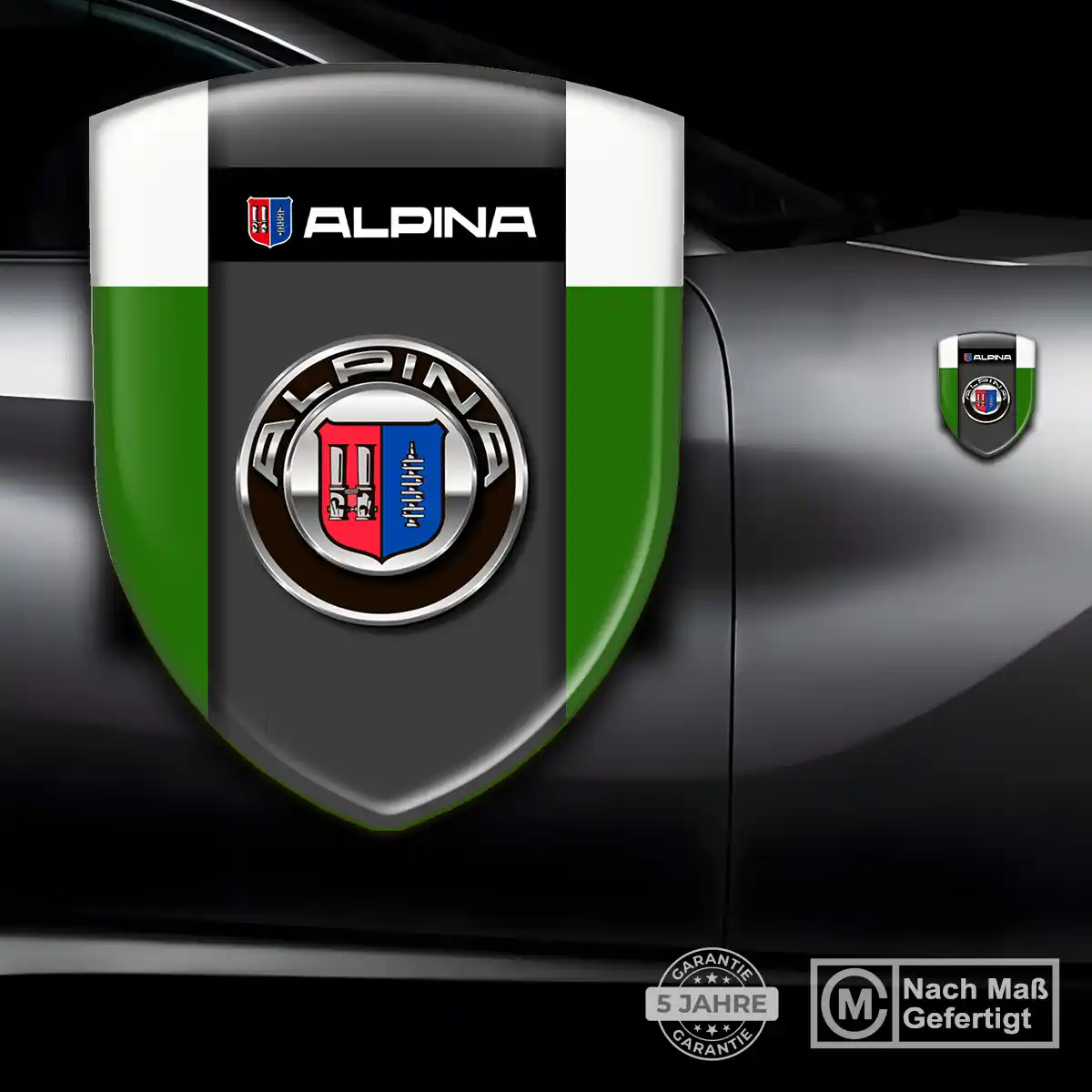 BMW Alpina Emblem Aufkleber Premium-Edition