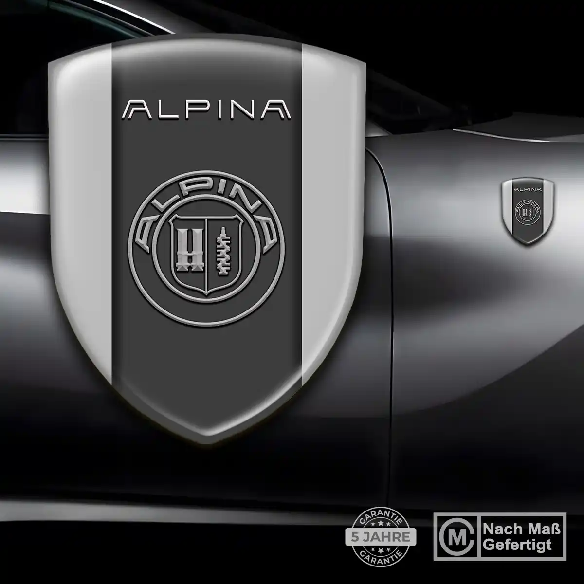 BMW Alpina Emblem Aufkleber Stilvolles Design