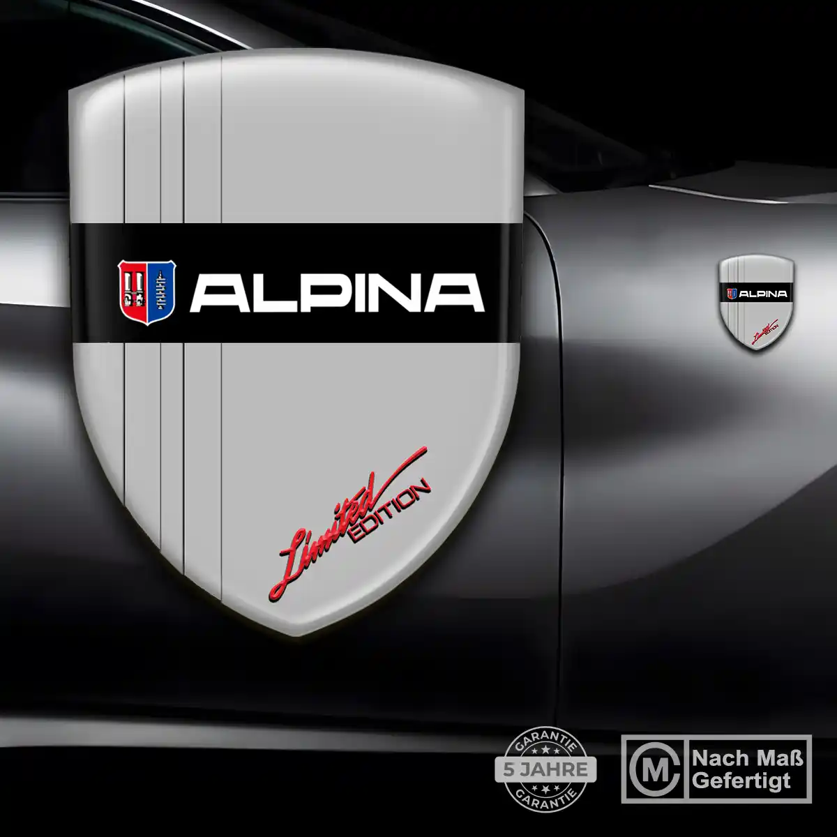 BMW Alpina Emblem Aufkleber Wappen Auto Hohe Qualität