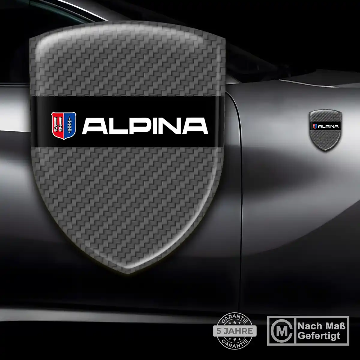 BMW Alpina Emblem Aufkleber Wappen Auto Stilvolles Design