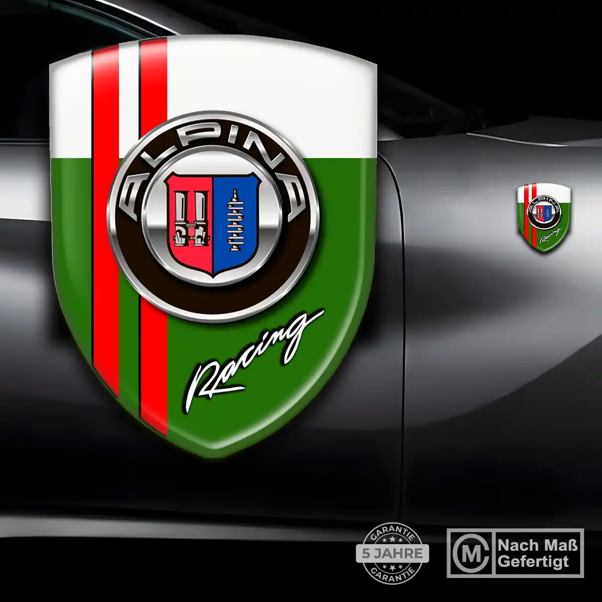 BMW Alpina Emblem Aufkleber Wappen Premium-Edition