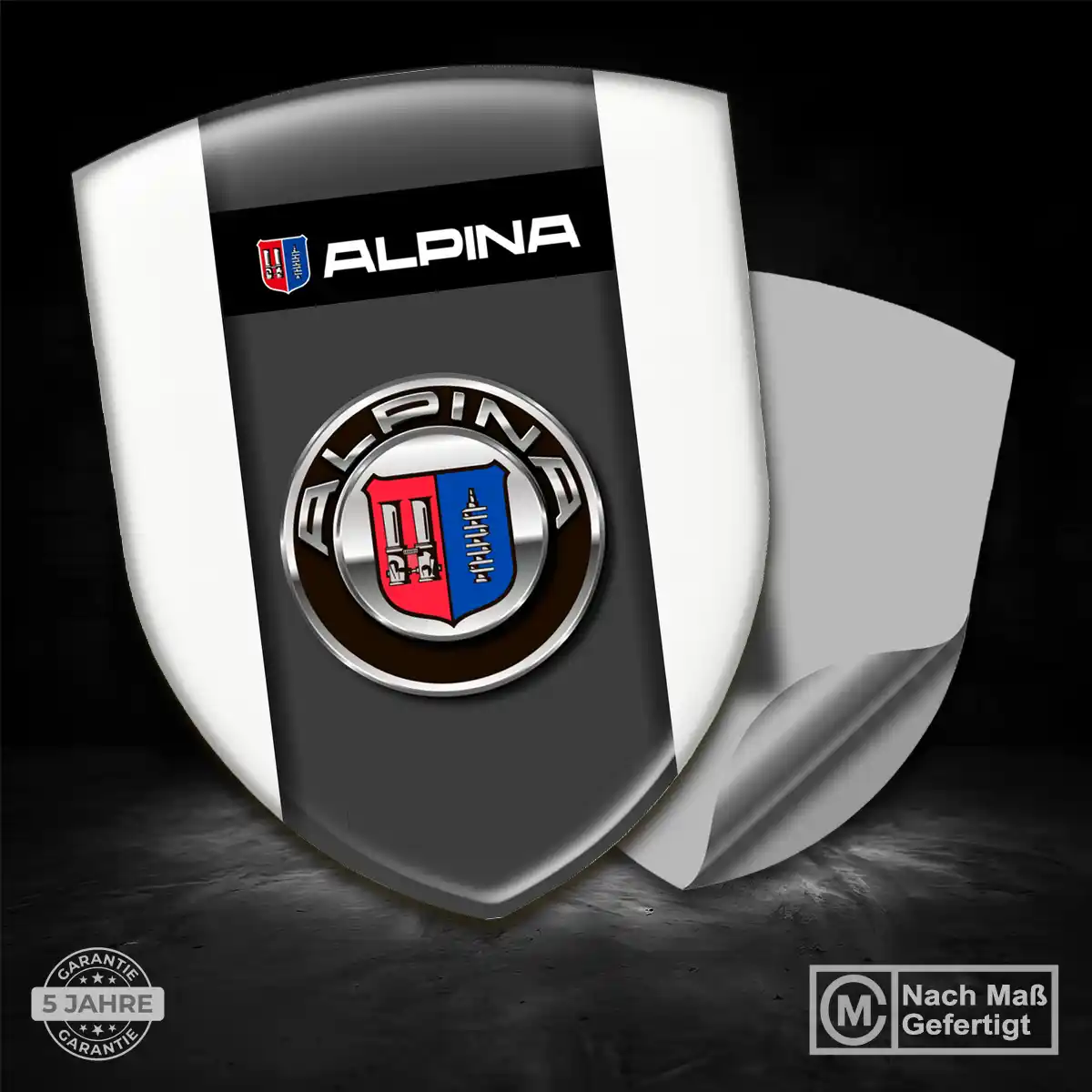 BMW Alpina Emblem Wappen Auto Hohe Qualität