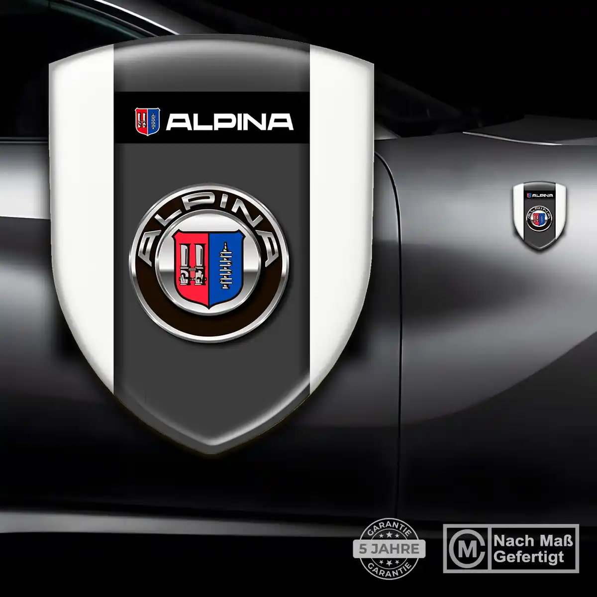 BMW Alpina Emblem Wappen Auto Hohe Qualität